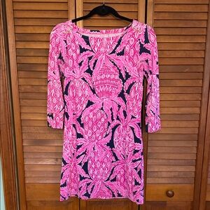 Lilly Pulitzer Pink pineapple knit Dress - Women's